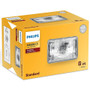 Philips H4666  Standard Halogen Sealed Beam Headlamp - 1 per Box (H4666C1) Image 0