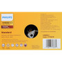 Philips H4666  Standard Halogen Sealed Beam Headlamp - 1 per Box (H4666C1) Image 1