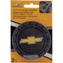 Plasticolor 648R01  Cup Holder Coasters with Chevy Bowtie Logo - 2 per Package Image 1