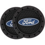 Plasticolor 651R01  Cup Holder Coasters Ford Oval Logo - 2 per Package Image 1