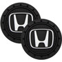 Plasticolor 675R01  Cup Holder Coasters with Honda Logo - 2 per Package Image 1