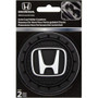 Plasticolor 675R01  Cup Holder Coasters with Honda Logo - 2 per Package Image 2