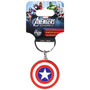 PlastiColor 4339R01  Enamel Key Chain with Marvel Captain America Image 1