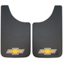 Plasticolor 540R03  Easy Fit 11" x 19" Mud Guards with Chevy Bowtie Logo - Set of 2 Image 0
