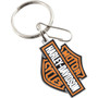 Plasticolor 4232R01  Enamel Key Chain with Harley-Davidson Orange Design Image 0