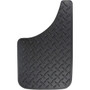 Plasticolor 529R01  Black Diamond Plate Style Easy Fit 9" x 15" Mud Guards - Set of 2 Image 0