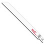 Milwaukee 48-00-5188  9" x 18TPI Sawzall Blade for Metal Cutting 3/4" Height 5 Blades per Pack Image 0