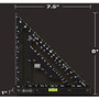 Stiletto STSQ7-L  7" Carpenter Square with Level Image 4
