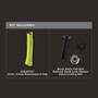 Stiletto TBRG-Y  Hi-Vis Yellow Tibone Replacement Grip  Image 2
