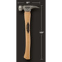 Stiletto  TI12SC  12oz Titanium Hammer with Smooth Face and 18" Curved Handle Image 4