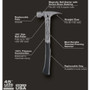 Stiletto TIB14RSC  14-oz TIBONE Titanium Hammer Smooth Face with Curved Handle Image 2
