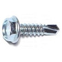 Midwest Fastener 10279  #10 x 3/4" Hex Washer Head Self-Drilling Screws Zinc Plated - 70 per Package Image 1