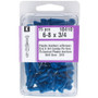 Midwest Fastener 10410  #6-8 x 3/4" Plastic Drywall Anchors with Screws - 75 per Package Image 0