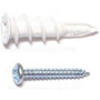 Midwest Fastener 10424  #6 E-Z Ancor Self-Drilling Plastic Drywall Anchors with Screws - 20 per Package Image 1