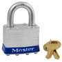 Master Lock 1D  1-3/4" Wide Laminated Padlock with 15/16" Shackle Height Image 0