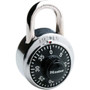 Master Lock 1500D  1-7/8" Wide Black Dial Combination Padlock with 3/4" Shackle Height Image 0