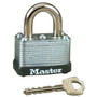 Master Lock 22D  1-1/2" Wide Laminated Warded Padlock with 5/8" Shackle Height Image 0