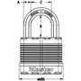 Master Lock M5XDLFHC  Magnum 2" Wide Laminated Padlock with Tough-Cut Octagonal Shackle 1-1/2" Height Image 1