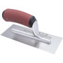 Marshalltown 11D  High Carbon Steel 8" x 3" Mini Trowel with Curved DuraSoft Handle (13104) Image 4