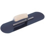 QLT by Marshalltown PT144B  Blue Steel 14" x 4" Pool Trowel with Wood Handle (13115) Image 4