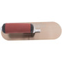 Marshalltown SP10GSD  Golden Stainless Steel 10" x 3" Pool Trowel with DuraSoft Handle (13150) Image 1