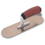 Marshalltown SP10GSD  Golden Stainless Steel 10" x 3" Pool Trowel with DuraSoft Handle (13150) Image 4