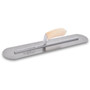 Marshalltown MXS81FR  Fully Rounded 18" x 4" Finishing Trowel with Wood Handle (13524) Image 0