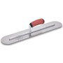 Marshalltown MXS81FRD  Fully Rounded 18" x 4" Finishing Trowel with DuraSoft Handle (13525) Image 0