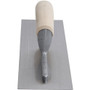 QLT by Marshalltown FT362  Stainless Steel 12" x 4" Riveted Finishing Trowels with Wood Handle (13801) Image 4