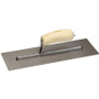 QLT by Marshalltown FT366  Carbon Steel 11" x 4-1/2" Finishing Trowel with Wood Handle (13805) Image 0