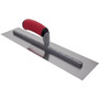 QLT by Marshalltown FT373R  Stainless Steel 14" x 4" Riveted Finishing Trowels with Soft Grip Handle (13818) Image 1