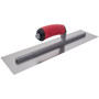 QLT by Marshalltown FT373R  Stainless Steel 14" x 4" Riveted Finishing Trowels with Soft Grip Handle (13818) Image 4