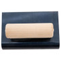 QLT by Marshalltown CE557B  Blue Steel 6" x 4" Hand Edger with 1/2" Radius and 5/8" Lip - Wood Handle (13974) Image 2