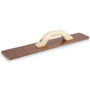 Marshalltown 4528W  Square End 18" x 3-1/2" Resin Hand Float with Wood Handle (14358) Image 0