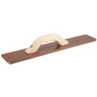 Marshalltown 4528W  Square End 18" x 3-1/2" Resin Hand Float with Wood Handle (14358) Image 2