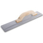 Marshalltown 145  16" x 3-1/8" Beveled End Magnesium Hand Float with Wood Handle (14604) Image 0