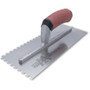 Marshalltown 702SD  11" x 4-1/2" Standard Notched Trowel with 1/4" Square Notches for Right Handed with DuraSoft Handle (15709) Image 0