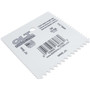 QLT by Marshalltown 6286  1/8" x 1/4" x 3/16" V-Shaped Plastic Multi-Notched Spreader (16286) Image 1