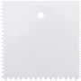 QLT by Marshalltown 6286  1/8" x 1/4" x 3/16" V-Shaped Plastic Multi-Notched Spreader (16286) Image 2