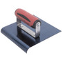 Marshalltown 163BD  Blue Steel 6" x 6" Straight Edger with 1/2" Radius and 5/8" Lip and DuraSoft Handle (14172) Image 1