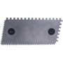 QLT by Marshalltown 207  9" x 4" Notched Trowel with Plastic Handle - 1/4" Square and 1/4" x 3/16" 'V' (16251) Image 3