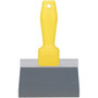 Wal-Board Tools 021-016  6" x 3" Blue Spring Steel Blade Taping Knife with Textured Handle (TH-06) (40073) Image 3