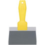 Wal-Board Tools 021-016  6" x 3" Blue Spring Steel Blade Taping Knife with Textured Handle (TH-06) (40073) Image 4