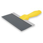 Wal-Board Tools 021-020  10" x 3" Blue Spring Steel Blade Taping Knife with Textured Handle (TH-10) (40075) Image 0