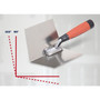 Marshalltown 23D  4" x 5" Inside Drywall Corner Trowel with DuraSoft Handle (15323) Image 4
