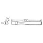 Vaughan 641-32  13-1/2" Hatchet Replacement Handle - Supreme Grade (64132) Image 1