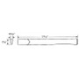 Vaughan 641-82  17-1/2" Replacement Straight Hatchet Style Handle for 23-oz California Framer Hammer - Supreme Grade (64182) Image 1