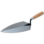 QLT by Marshalltown 96  10" x 5" Philadelphia Pattern Brick Trowel with Wood Handle (16196) Image 0