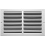Accord ABRGWH148  White Return Air Grille with 1/2" Spaced Fins for 14" x 8" Duct Opening Image 0