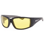 Bomber ST102  Stink-Bomb Safety Glasses - Yellow Lens, Matte Black Frames Image 0 Bomber ST102  Stink-Bomb Safety Glasses - Yellow Lens, Matte Black Frames Image 0